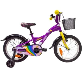 Dviratis 4KIDS Dream 16, dydis 9.5 (24 cm), violetinis