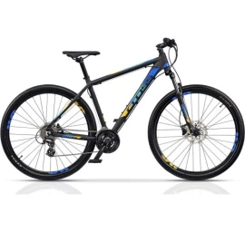 Dviratis Cross GRX 8 29 dydis 20 (51cm), juodas/mėlynas