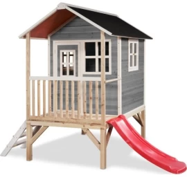 EXIT Loft 300 wooden playhouse - grey