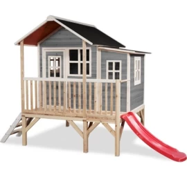 EXIT Loft 350 wooden playhouse - grey