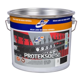 Gruntas - dažai RILAK Proteksol-50, 2,7l juoda sp.