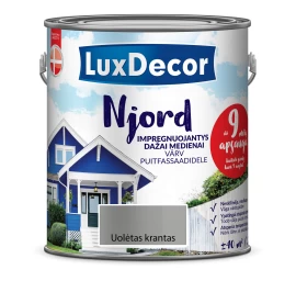 Impregnuojantys dažai LuxDecor Njord, Uolėtas krantas, 2,5 L