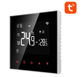 Išmanus, sieninis termostatas grindų termo pavaroms 3A, 230V, ZigBee, TUYA / Smart Life