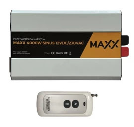 Įtampos keitiklis MAXX 4000W SINUS 12VDC/230VAC [2000W/4000W]