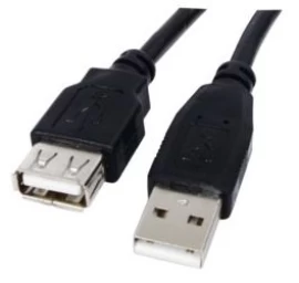 Kabelis USB A kištukas - A lizdas 0.3m