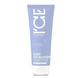 Kaukė šviesiems plaukams ICE Keep My Blonde Anti-Yellow, 250 ml