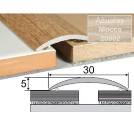 Klijuojamas grindų profilis EFFECTOR A03, 180 x 3 x 0,5 cm, ąžuolo sp.