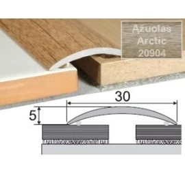 Klijuojamas grindų sujungimo profilis EFFECTOR A03, 180 x 3 x 0,5 cm, arctic ąžuolo sp.