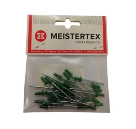 Kniedės MEISTERTEX RAL6002, 3,2x8 30vnt