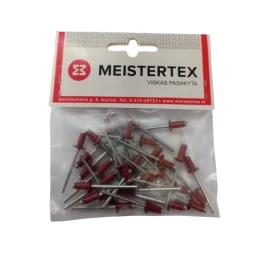 Kniedės MEISTERTEX RAL8004, 4x8 30vnt