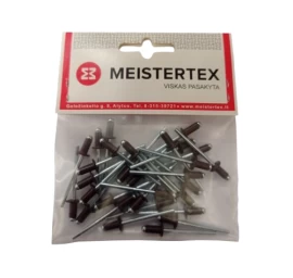 Kniedės MEISTERTEX RAL8017, 4x8 30vnt