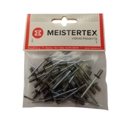 Kniedės MEISTERTEX RAL9007, 4x8 30vnt