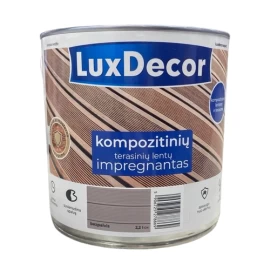 Kompozitinės terasinių lentų impregnantas LUXDECOR, 2,2l pilka sp.