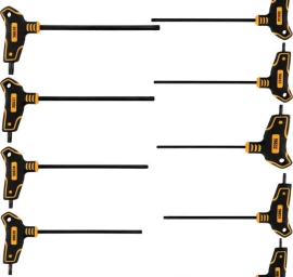 L tipo atsuktuvų su rankena rinkinys | T-Star (Torx) | 9 vnt (56639)