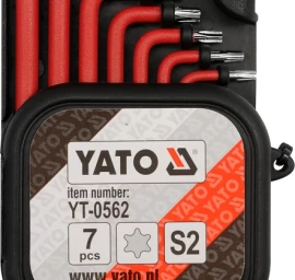 L-tipo raktų komplektas YATO YT-0562 | TORX TR | T9-T30 | 7VNT.