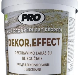 Lakas PRO Dekor Effect, 0,5kg sidabro sp.