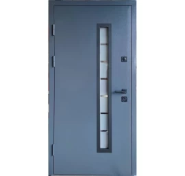 Lauko durys MAGDA T15-148 D86, 860x2050mm pilka sp.