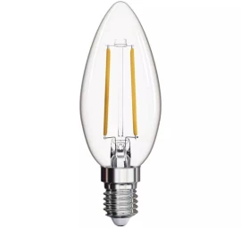 LED lemputė E14 230V 1.8W 250lm, FILAMENT, šiltai balta, 2700K, EMOS