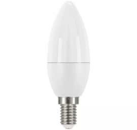 LED lemputė E14 230V 5W 470lm, žvakės formos, šiltai balta, 2700K, EMOS