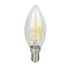 LED lemputė E14 C35 230V 4W 480lm, šiltai balta 2700K, LED line LITE