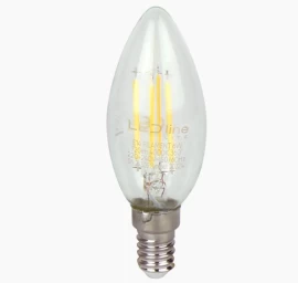 LED lemputė E14 C35 230V 6W 720lm, neutraliai balta 4000K, LED line LITE