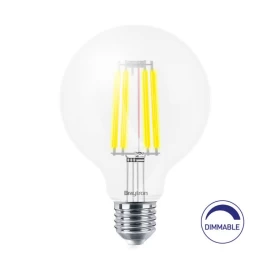 LED lemputė E27 230V G95 8W 806lm, FILAMENT, šiltai balta 2700K, pritemdoma