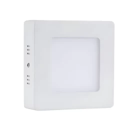 LED panelė kvadratinė, 6W 120mm,virštinkinė