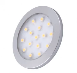 LED šviestuvėlis, baldinis, ORBIT, 1.5W, aliuminis, 3000K šiltai balta, su jungtimi L813