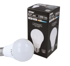 Lemputė LED E27 230V 13W A65 1300lm neutraliai balta 4000K, CERAMIC, LED line