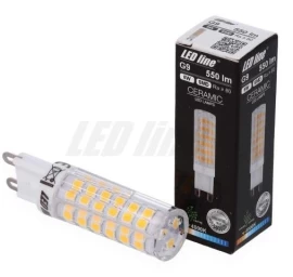 Lemputė LED G9 220-240V 6W 550lm neutraliai balta 4000K, LED line