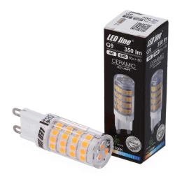 Lemputė LED G9 230V 4W SMD2835 350lm šiltai balta, LED line