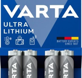 Ličio baterija FR6 (AA) 1.5V 2900mAH VARTA (4vnt pakuotėje)