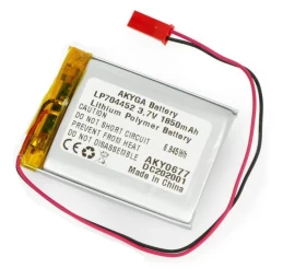 LiPo akumuliatoriaus celė 3.7V 1850mAh 7.0x44x52mm su JST (LP704452) AKYGA