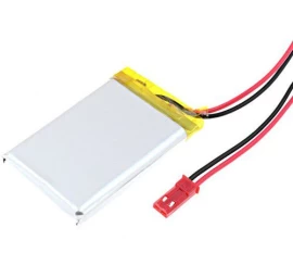 LiPo akumuliatoriaus celė 3.7V 980mAh 5.7x34x50mm su JST (LP573450) AKYGA