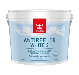 Lubų Dažai TIKKURILA ANTI REFLEX WHITE 2, Visiškai Matiniai, Baltos Sp., 3 L