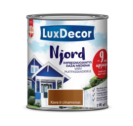 Medienos dažai LUXDECOR Njord, 0,75l kava ir cinamonas