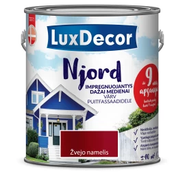 Medienos dažai LUXDECOR Njord, 2,5l žvejo namelis