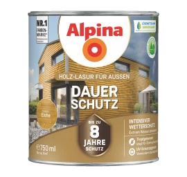 Medienos impregnantas ALPINA Dauer Schutz, 0,75l ąžuolo sp.