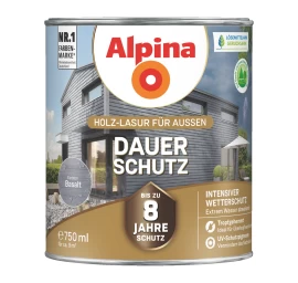 Medienos impregnantas ALPINA Dauer Schutz, 0,75l bazalto sp.