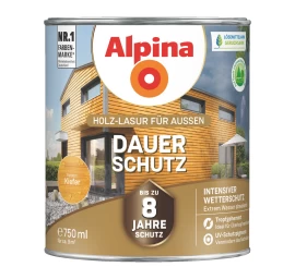 Medienos impregnantas ALPINA Dauer Schutz, 0,75l pušies sp.