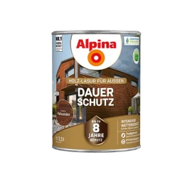 Medienos impregnantas ALPINA Dauer Schutz, 2,5l palisanderio sp.