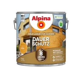 Medienos impregnantas ALPINA Dauer Schutz, 4l pušies sp.