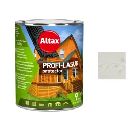 Medienos impregnantas ALTAX Profi Lasur, 0,75l balta sp.