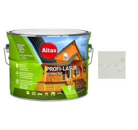 Medienos impregnantas ALTAX Profi Lasur, 2,5l balta sp.