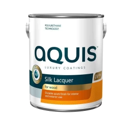 Medienos lakas AQUIS Silk Lacquer, 2,5l bespalvis