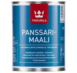 Metalo dažai TIKKURILA Panssarimaali, 0,9l balta sp.