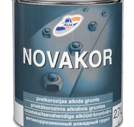 Metalo gruntas RILAK Novakor, 0,9l pilkas