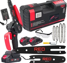 Mini akumuliatorinis grandininis pjūklas  RED TECHNIC RTMPA0064