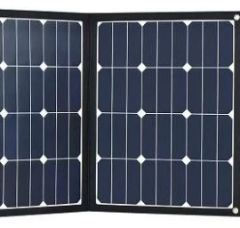 Nešiojama saulės baterija 2X40W su krovimo reguliatoriumi 10A