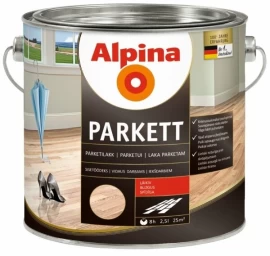 Parketinis lakas ALPINA Parkett, 5l blizgus